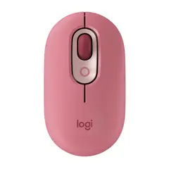 LOGITECH - POP MOUSE WITH EMOJI ROJO