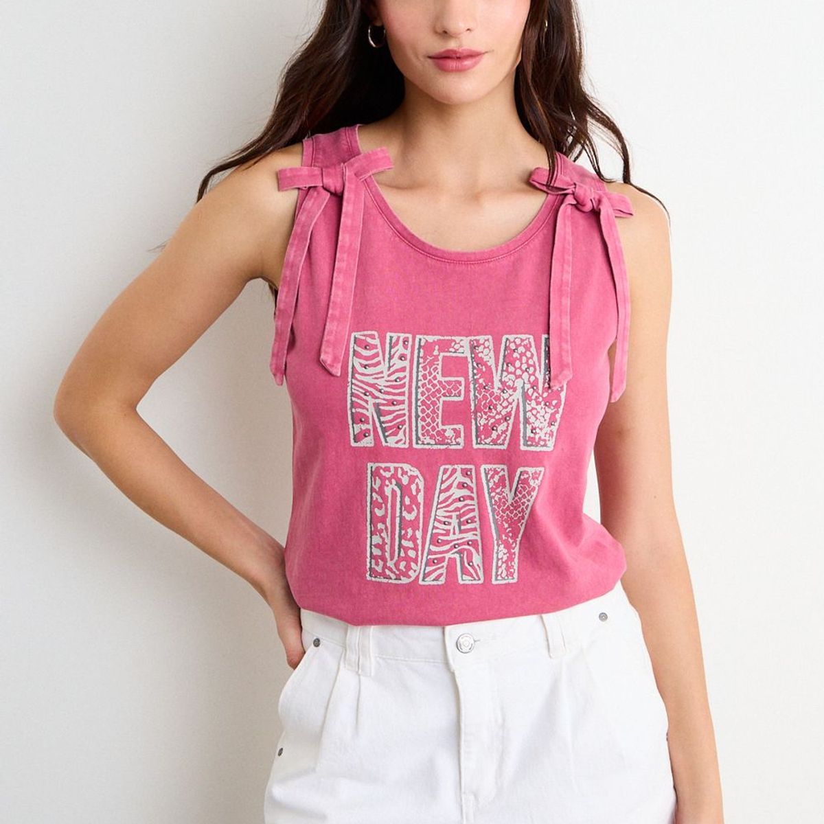 IO - Polera Estampada Mujer Fucsia Io