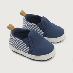 OPALINE - Alpargata Bebé Azul de Niño