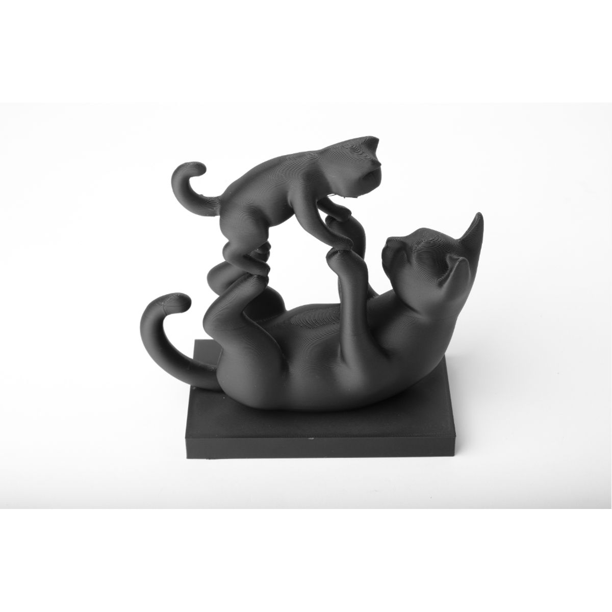 GENERICO - Figura Decoración- Escultura Gatos Juguetones