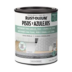 RUST OLEUM - Pintura Pisos y Azulejos Gris Perla 946ml