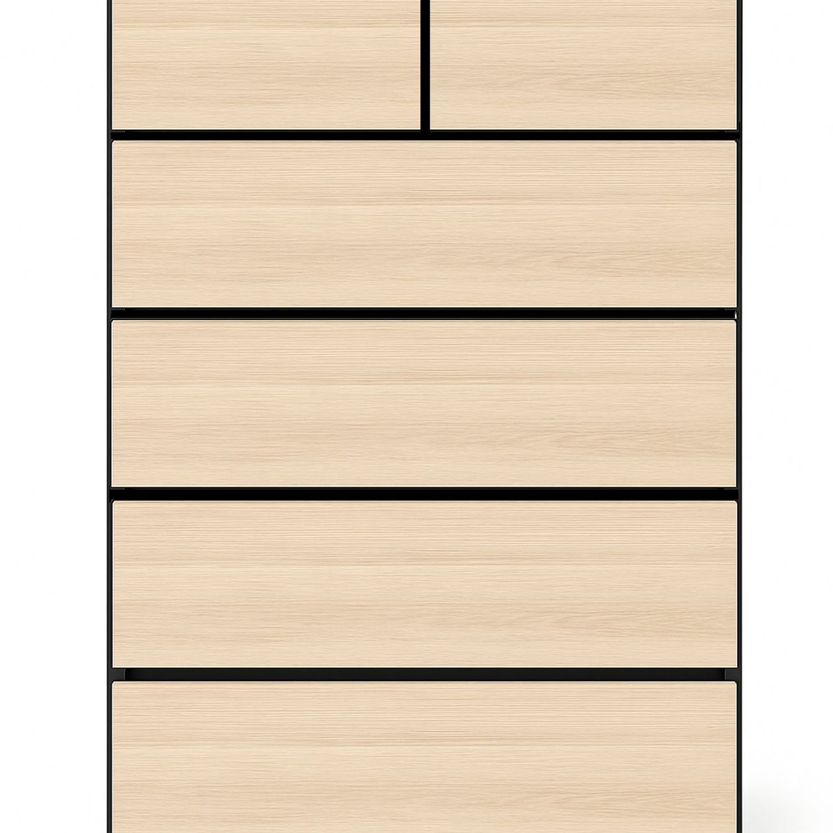 DECORACION CREATIVA - Cajonera 6 Cajones Grafito Albayalde  premium