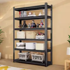 GENERICO - Estante Rack Metalico 5 Repisas Para Bodegas 183x150x40cm