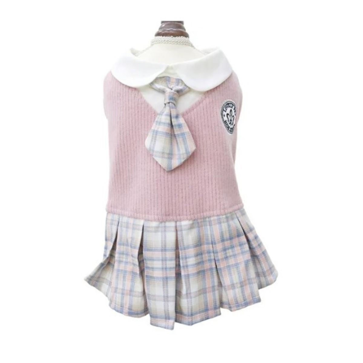 SUKEA - Vestido De Verano Ropa Para Mascotas Falda Con Vuelos Rosa L