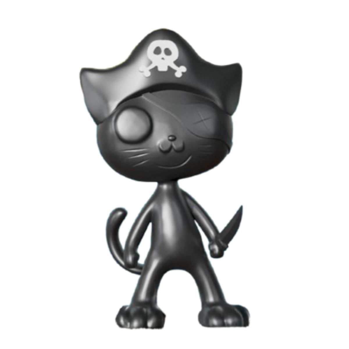 GENERICO - Figura Decoración- Escultura Gato Pirata
