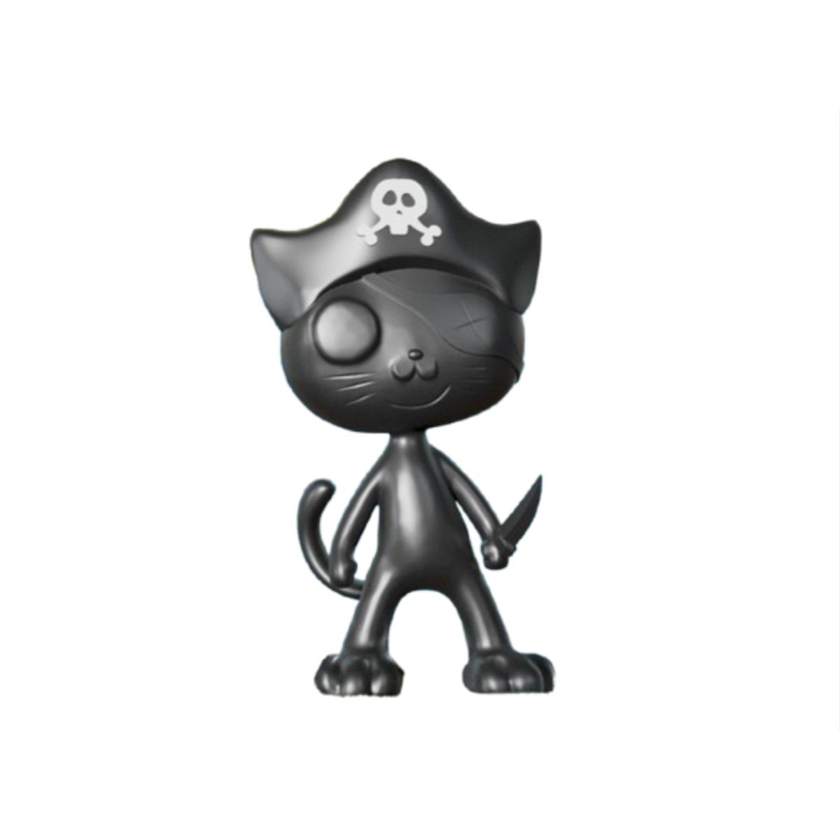 GENERICO - Figura Decoración- Escultura Gato Pirata