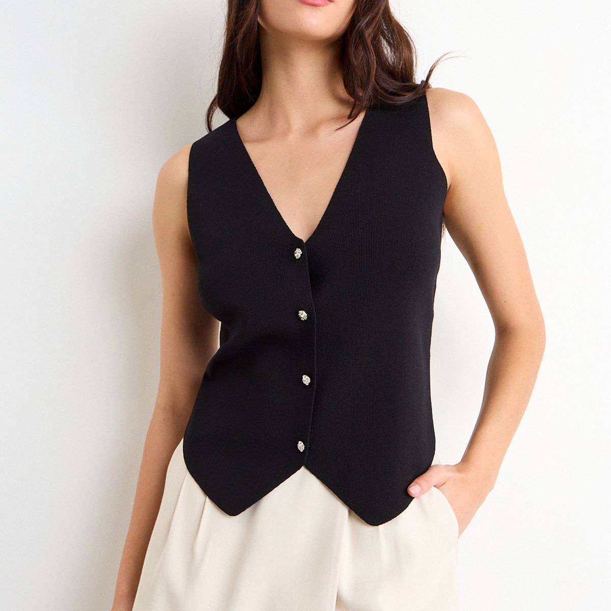 IO - Gillette Liso Mujer Negro Io