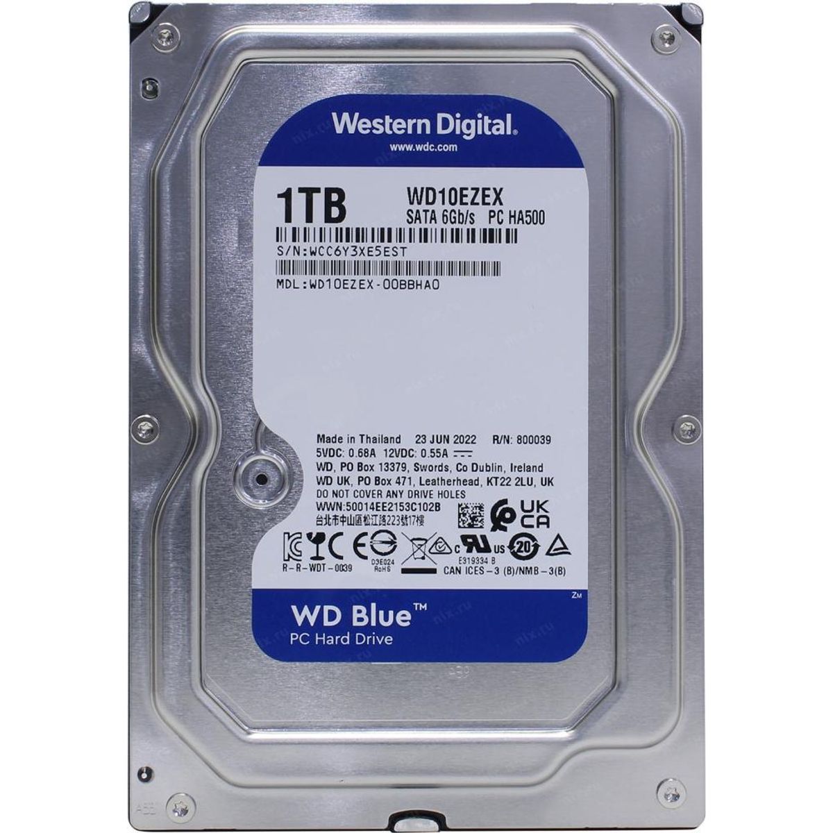 WESTERN DIGITAL - Disco duro interno Caviar Blue 1TB WD10EZEX  Reacondicionado