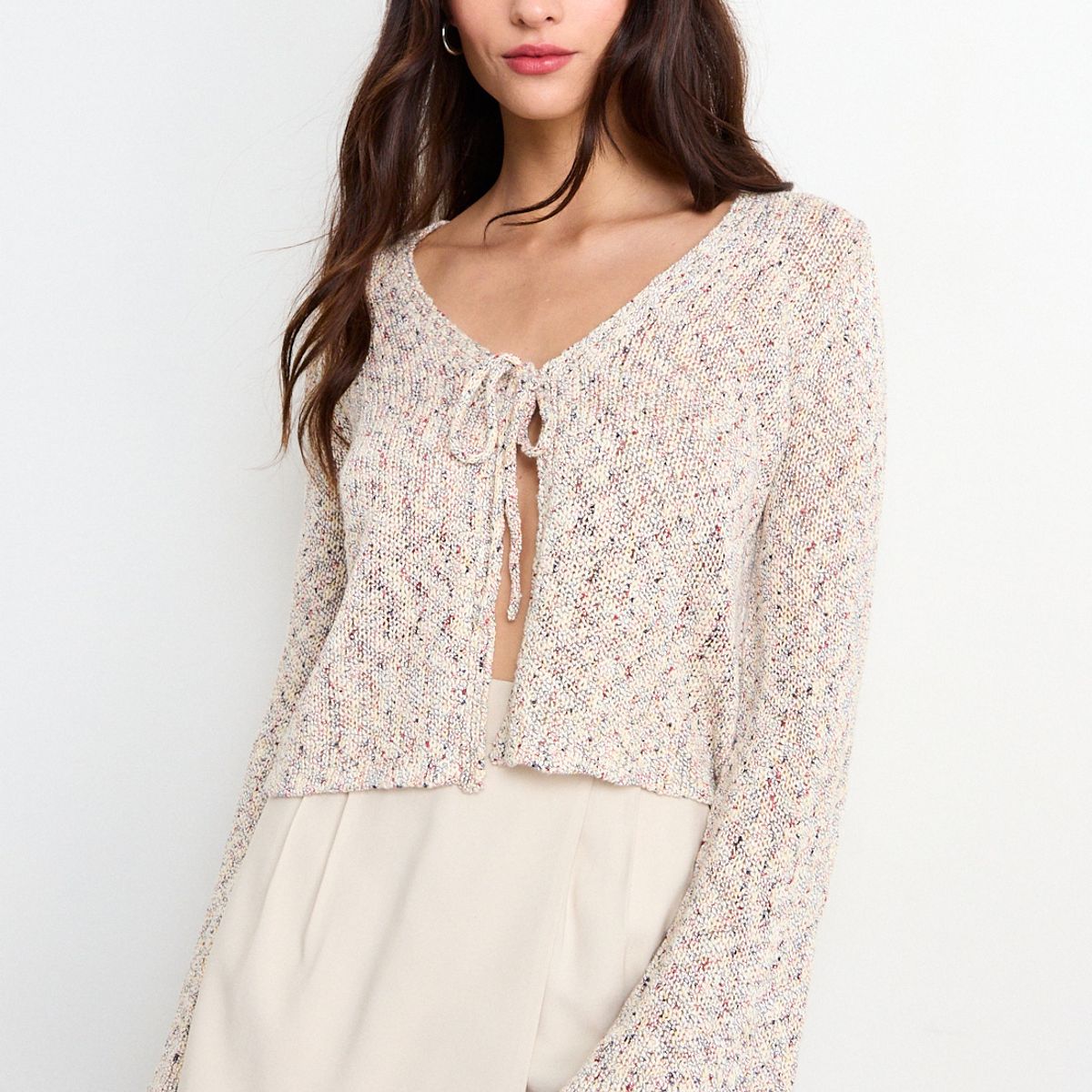 IO - Chaleco Liso Mujer Crudo Io