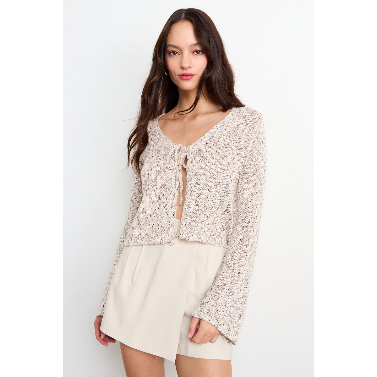 IO - Chaleco Liso Mujer Crudo Io