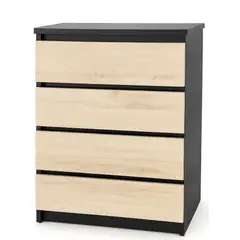 DECORACION CREATIVA - Cajonera 4 Cajones Grafito Albayalde premium