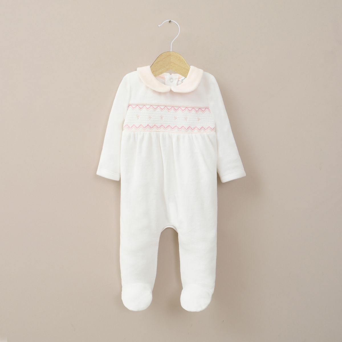 OPALINE - Oso Plush Bebe Niña Blanco