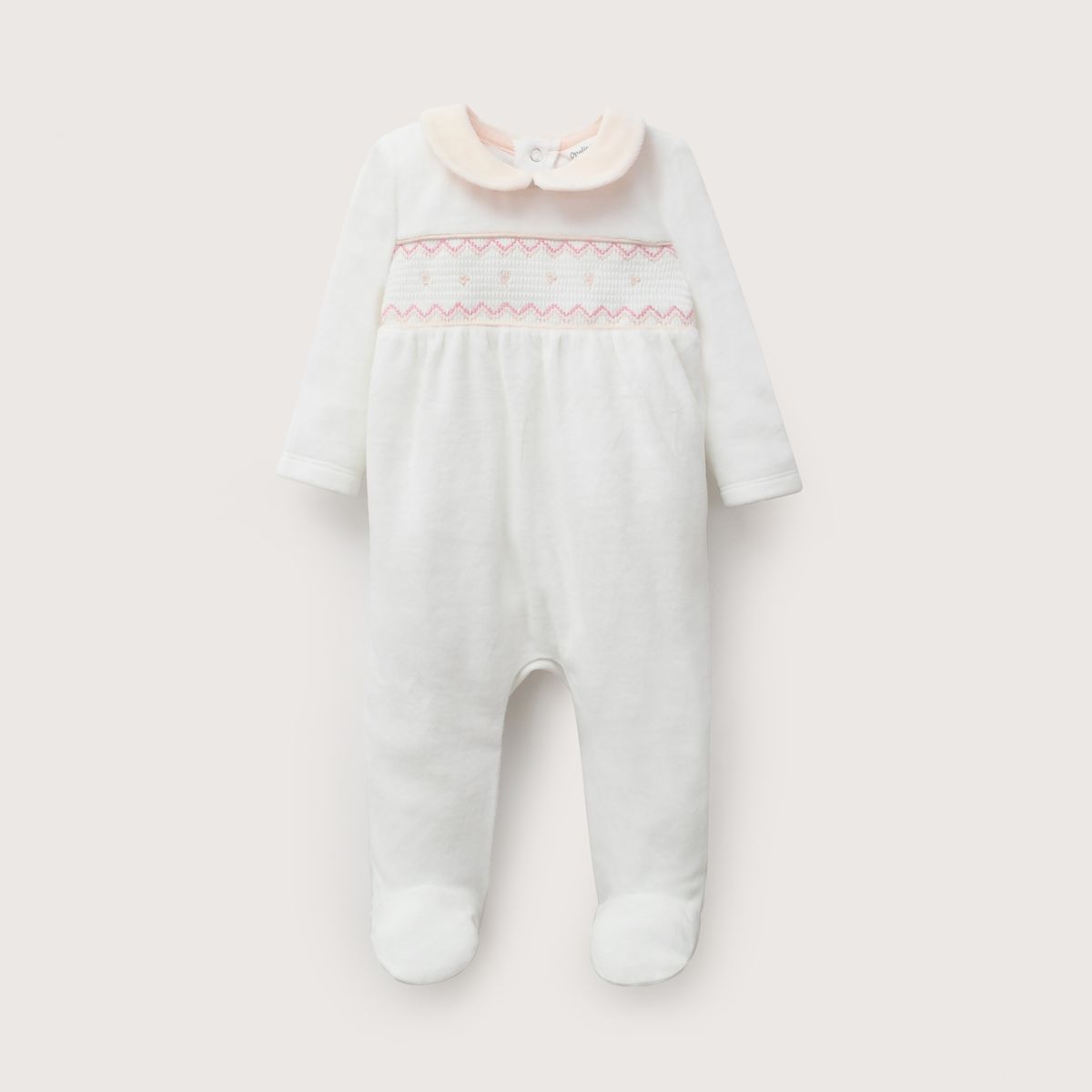OPALINE - Oso Plush Bebe Niña Blanco
