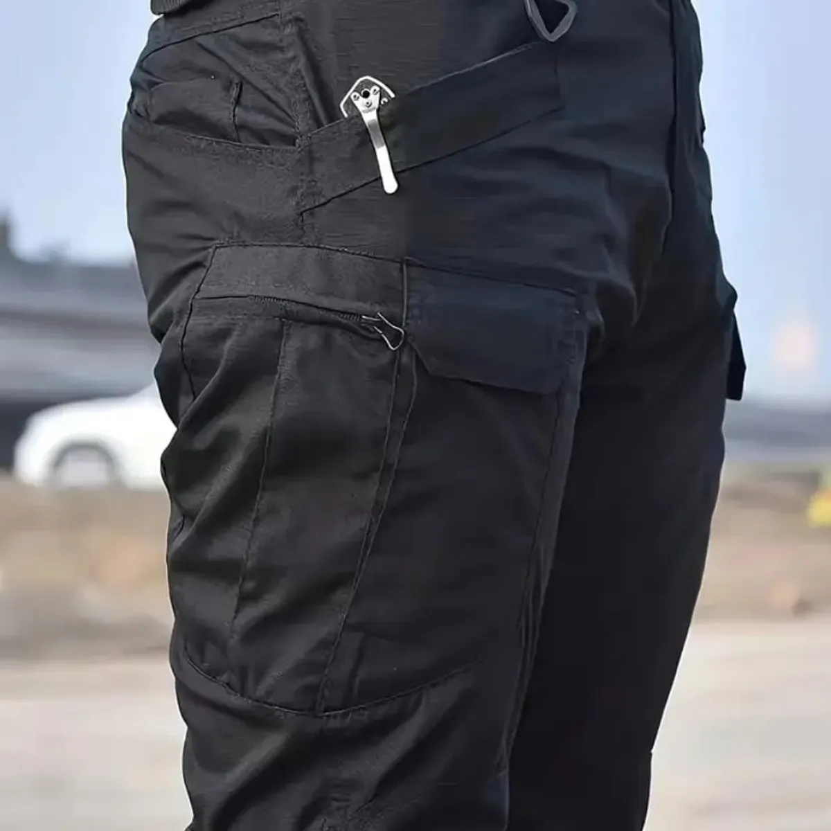 BLUE MOUNTAIN - PANTALON TACTICO CARGO MULTIPLES BOLSILLOS  OUTDOOR