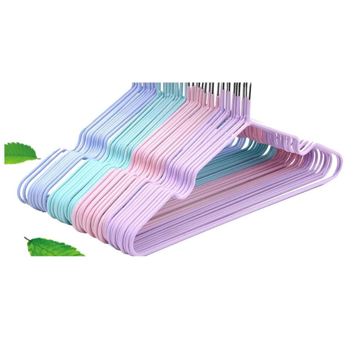 HOMEBRANDT - 100 Colgadores Para De Ropa Grandes Antideslizantes Ganchos