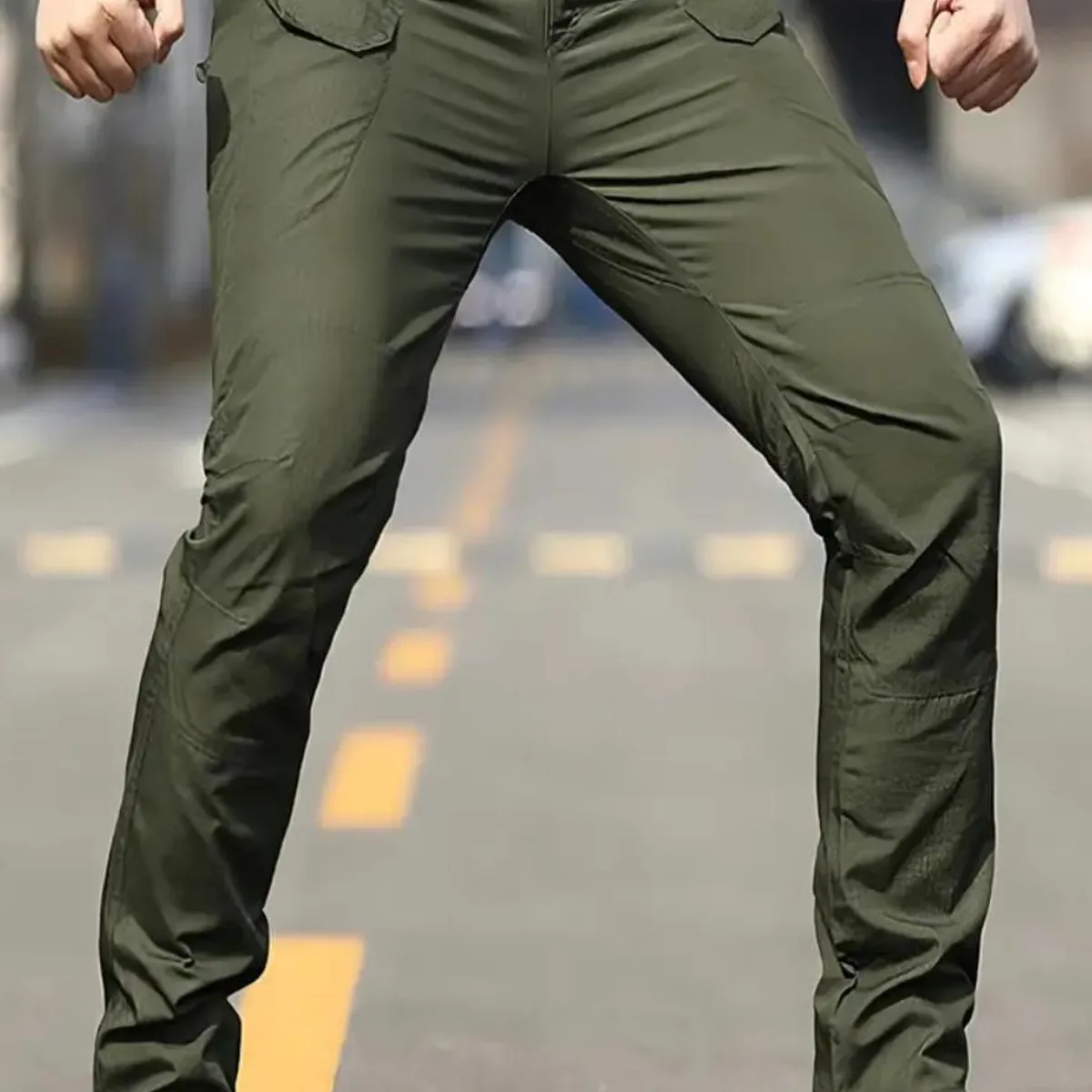 BLUE MOUNTAIN - PANTALON TACTICO CARGO MULTIPLES BOLSILLOS  OUTDOOR