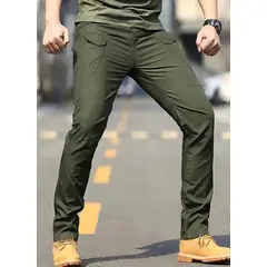 BLUE MOUNTAIN - PANTALON TACTICO CARGO MULTIPLES BOLSILLOS OUTDOOR