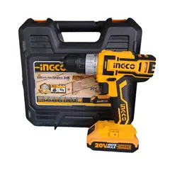 INGCO - Taladro atornillador inalámbrico de 20V