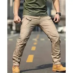 BLUE MOUNTAIN - PANTALON TACTICO CARGO MULTIPLES BOLSILLOS OUTDOOR