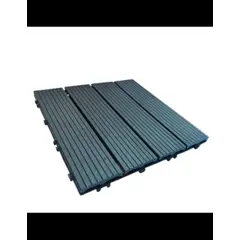 GENERICO - Piso Deck Black 30x30 a 22mm Caja 11Unid