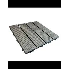 GENERICO - Piso Deck Chocolate 30x30 a 22mm Caja 11Unid