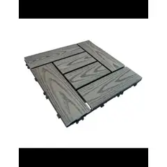 GENERICO - Piso Deck Chocolate 2D 30x30 a 22mm Caja 11Unid