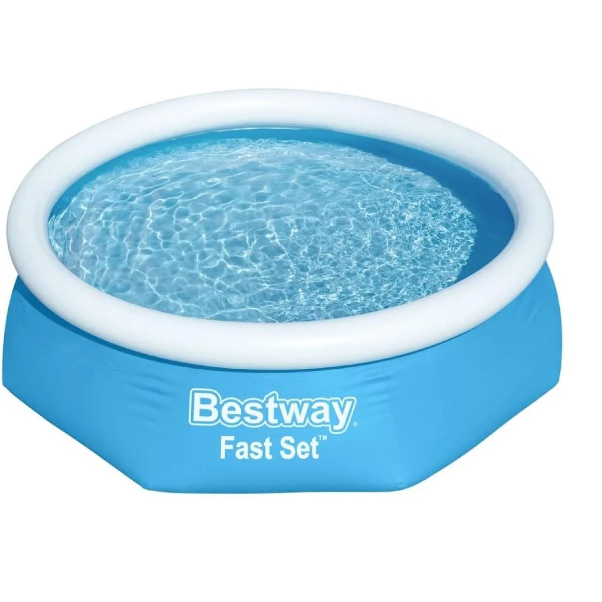 BESTWAY - Piscina Inflable Circular Bestway 244cmx61cm Fast Set Azul