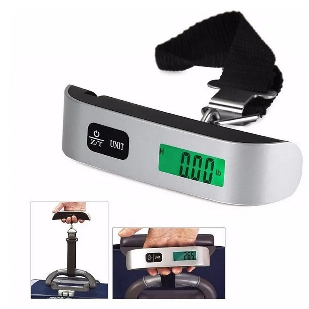 GENERICO - Pesa Balanza Digital Maleta Para Colgar 50kg