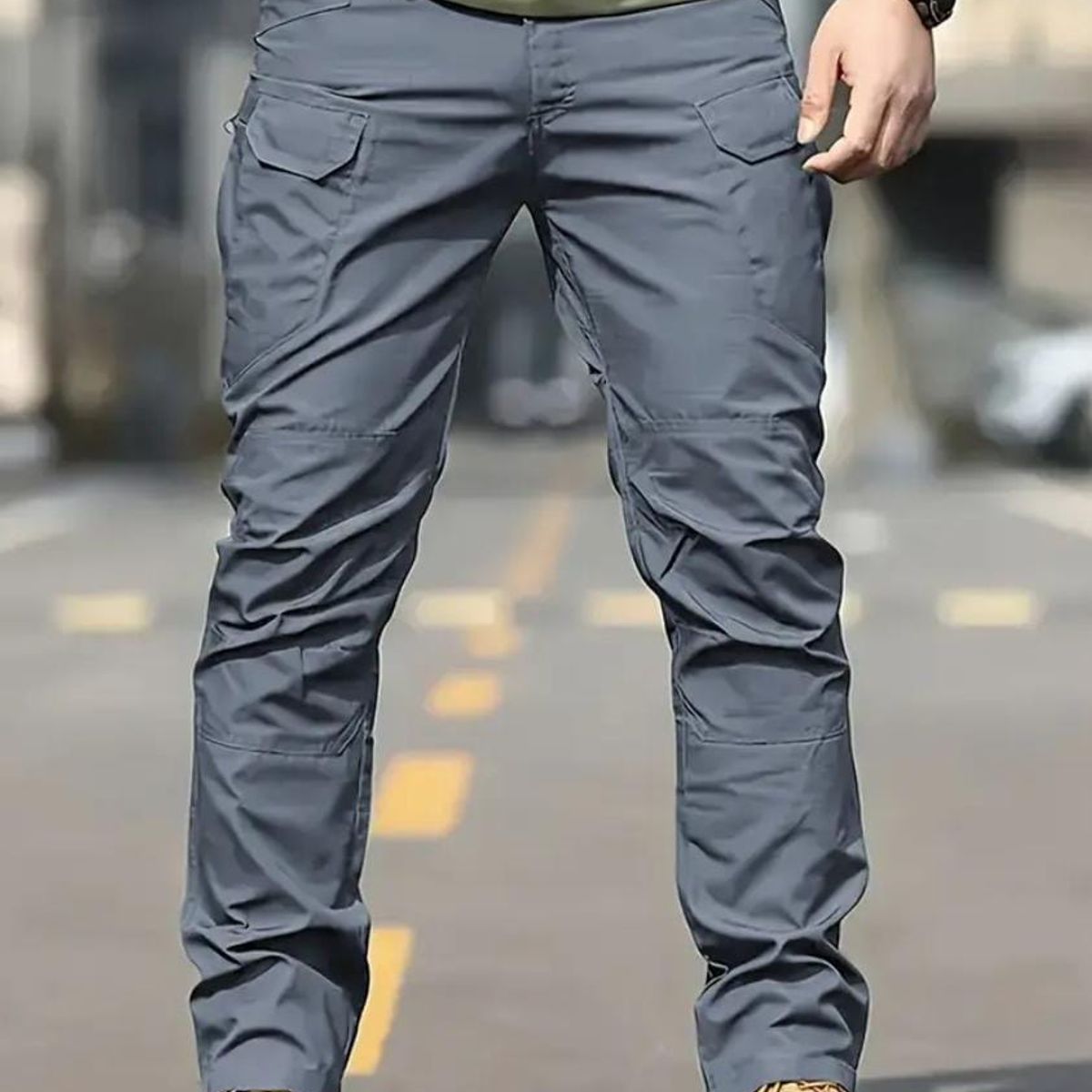 BLUE MOUNTAIN - PANTALON TACTICO CARGO MULTIPLES BOLSILLOS  OUTDOOR