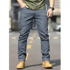 BLUE MOUNTAIN - PANTALON TACTICO CARGO MULTIPLES BOLSILLOS OUTDOOR