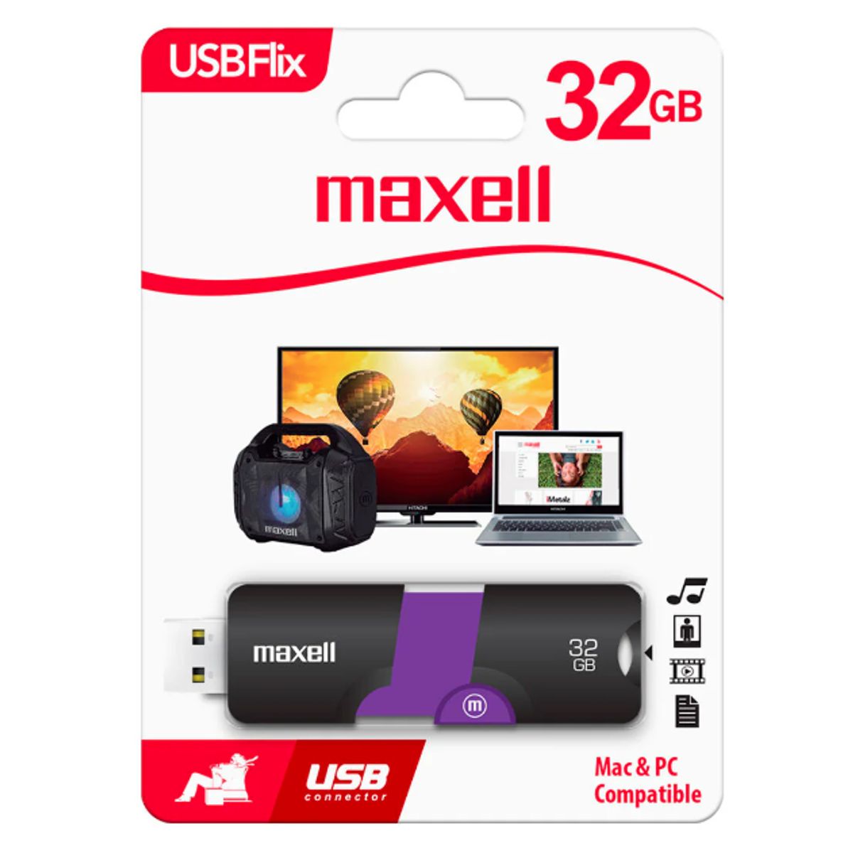 MAXELL - Pendrive USB Maxell 32gb 2.0