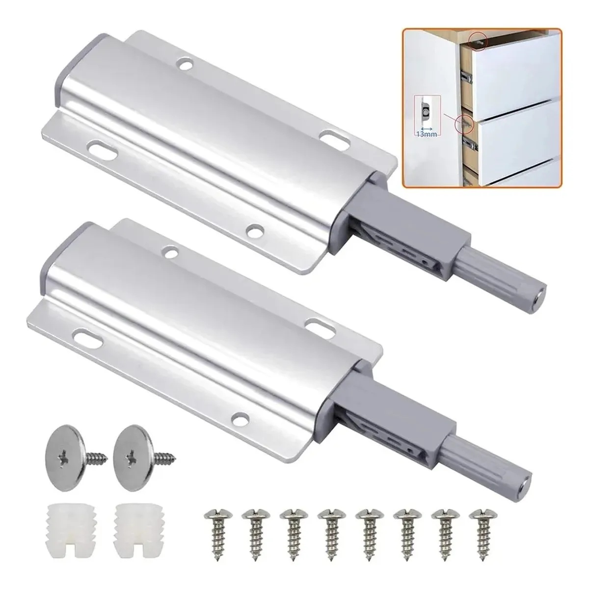 DMC - Pack 10 Reten Magnetico Push To Open Amortiguador DMC