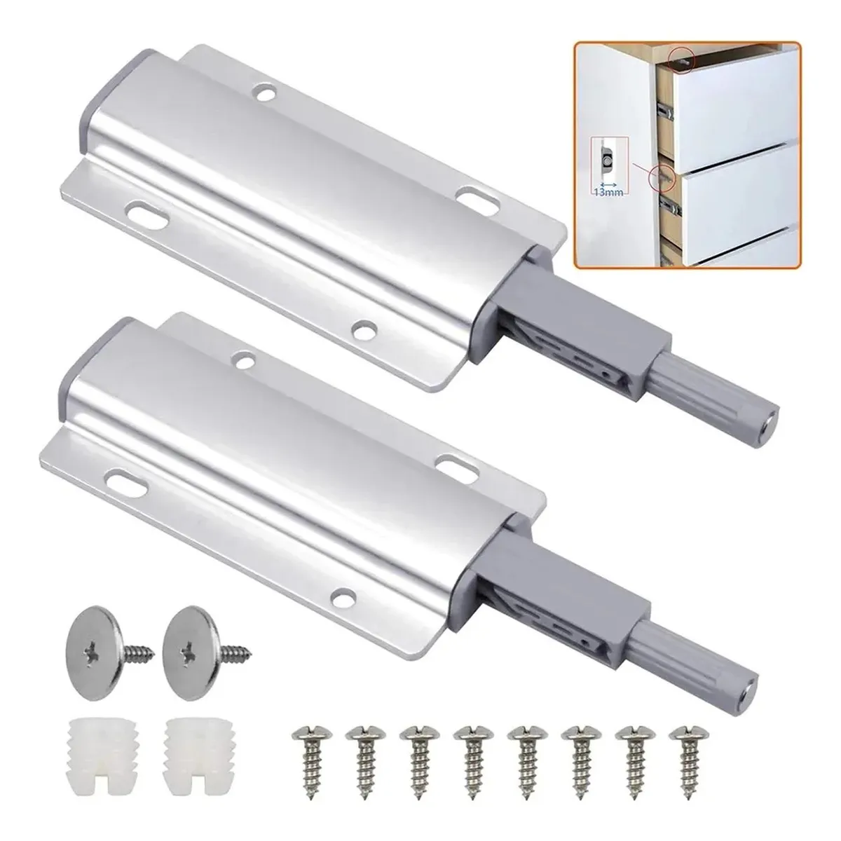 DMC - Pack 10 Reten Magnetico Push To Open Amortiguador DMC