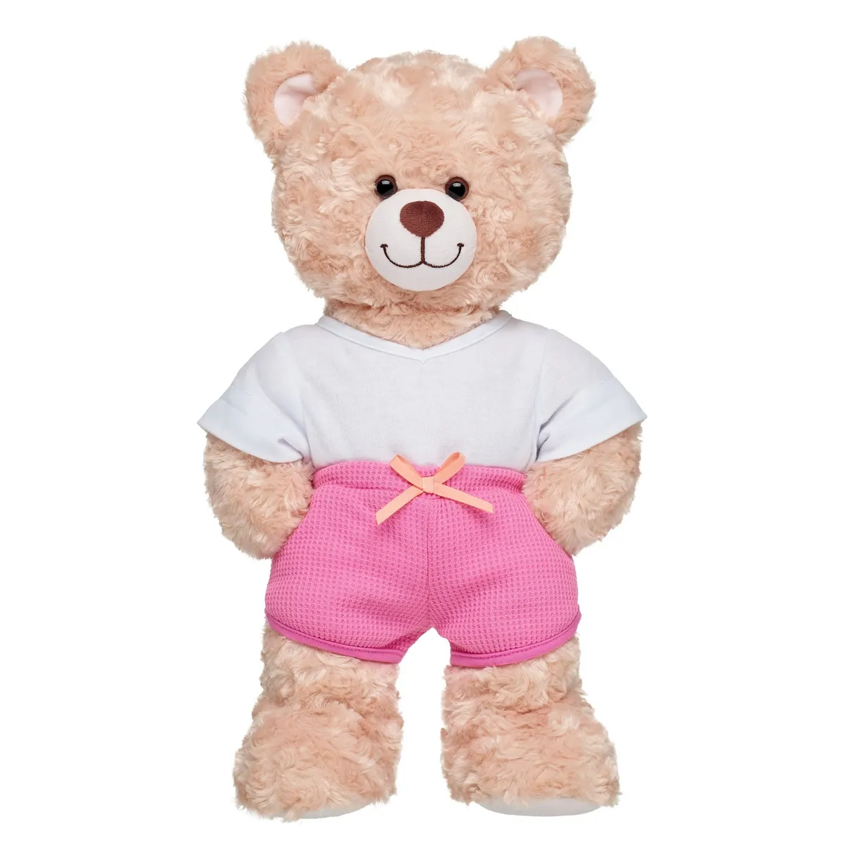 BUILD A BEAR - Short Rosados Wafle Build-A-Bear