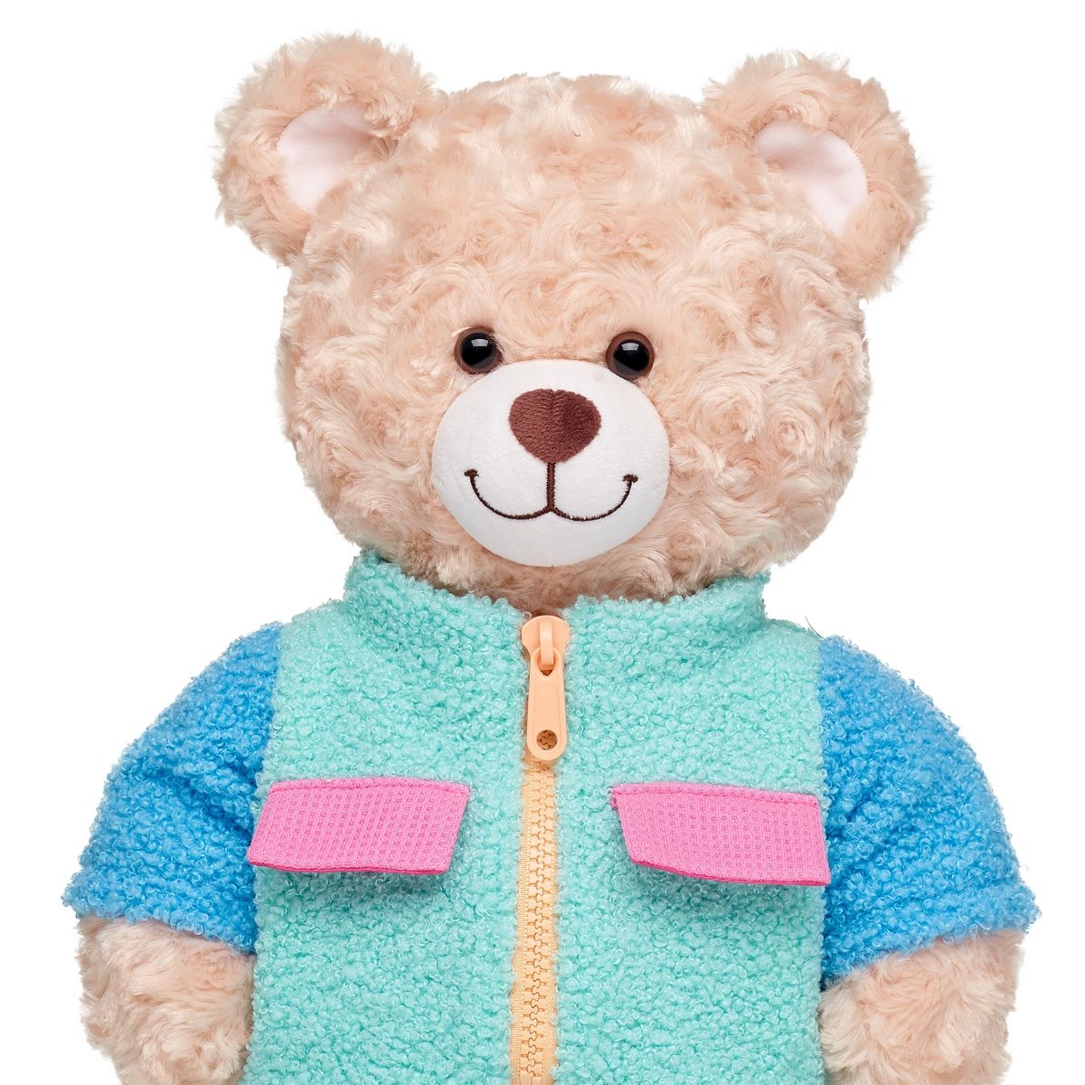 BUILD A BEAR - Chaqueta Sherpa Celeste Build-A-Bear