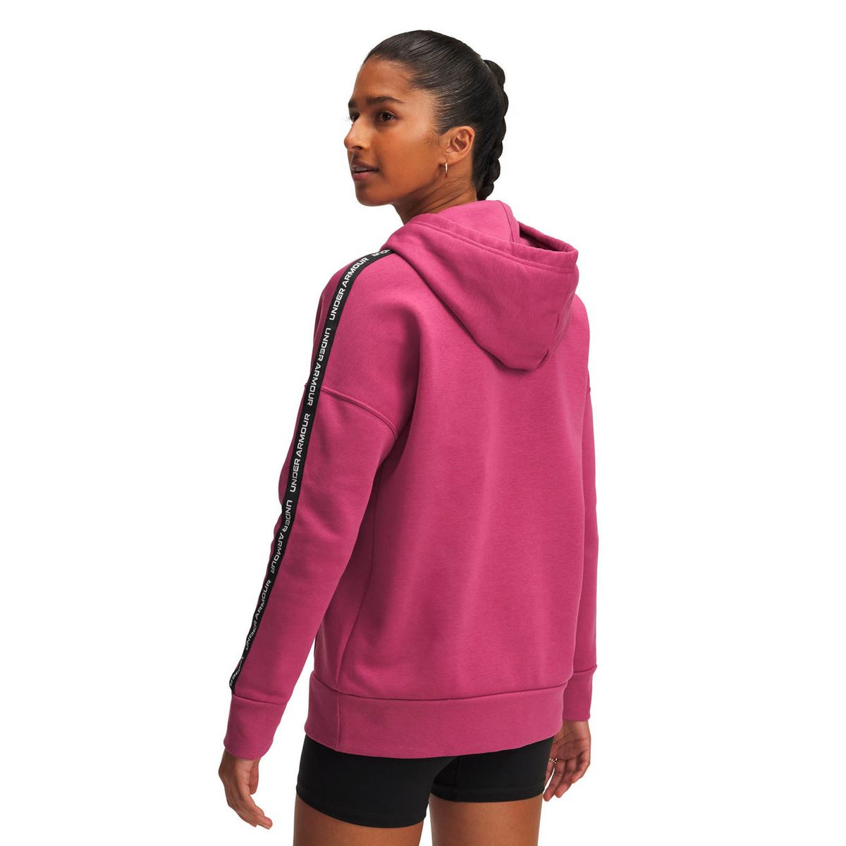 UNDER ARMOUR - Poleron Lifestyle Mujer ICON FLEECE TAPD HDY Rojo UNDER ARMOUR