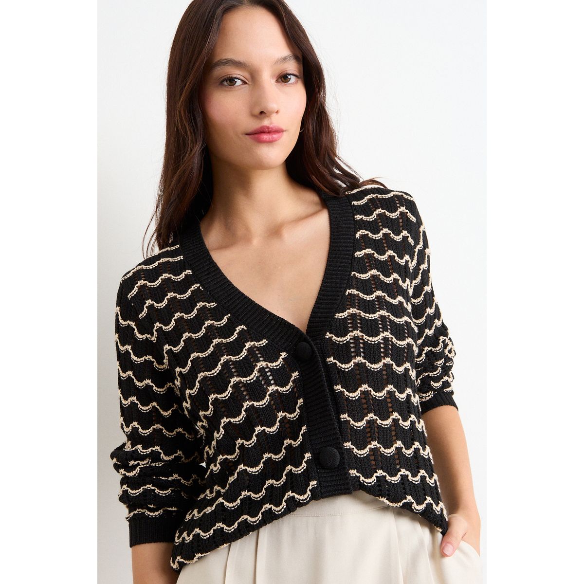 IO - Chaleco Fantasia Mujer Negro Io