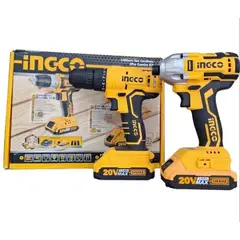 INGCO - Kit Taladro + Atornillador Impacto 20v Ckli2006