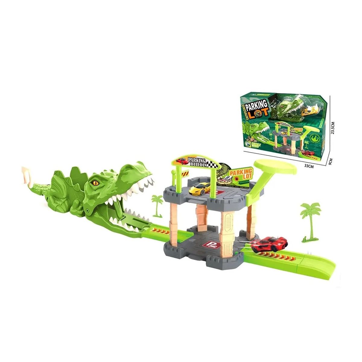 GENERICO - Pista Dinosaurio Carros De Juguete Dinosaurio