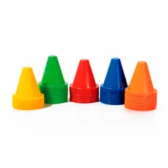 SDFIT - Conos Patin Pack X5 Entrenamiento Y Agilidad 8 Cm Sets 20 U Multicolor