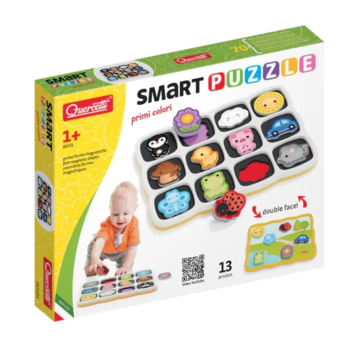 QUERCETTI - QUERCETTI 00231 SMART PUZZLE PRIMEROS COLORES Y PALABRAS 13