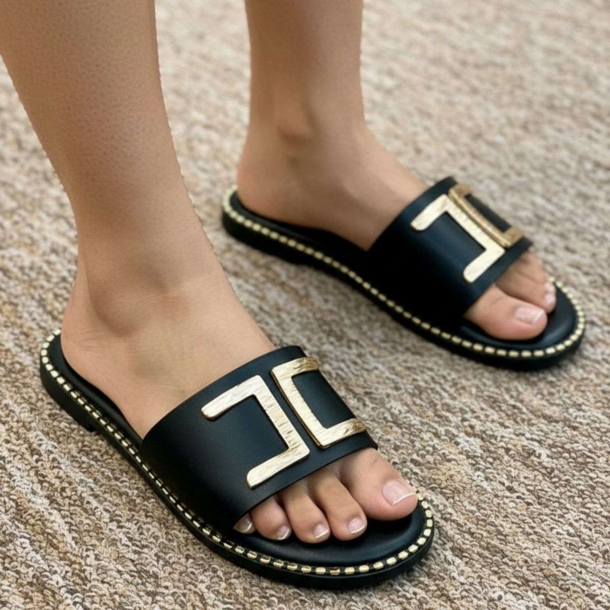 SNOOPY - Sandalias Mujer Casuales /Planas  para Dama  M565