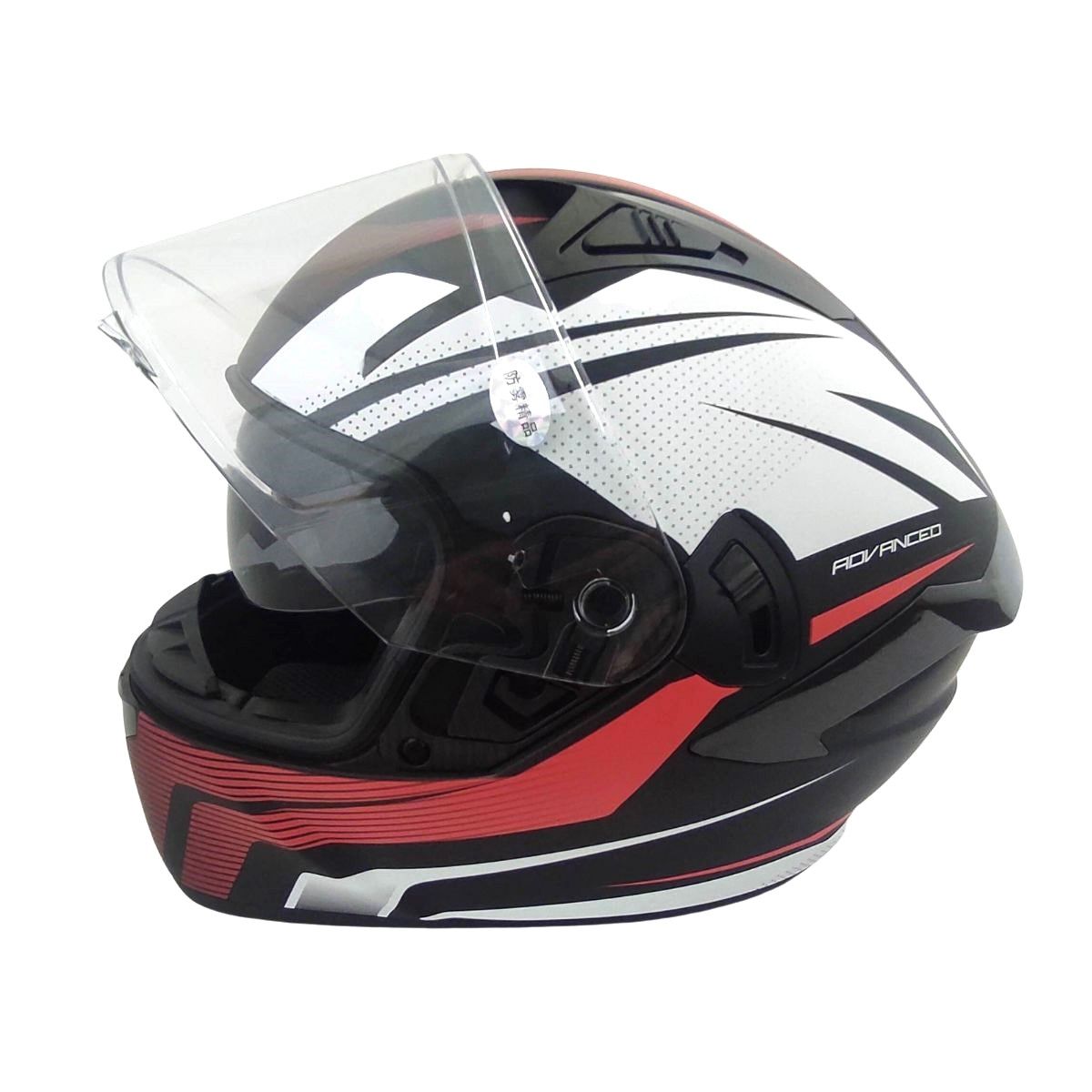 MOTOWOLF - Casco De Protección Integral Para Motociclismo Motowolf MDL0101 Red Arrow
