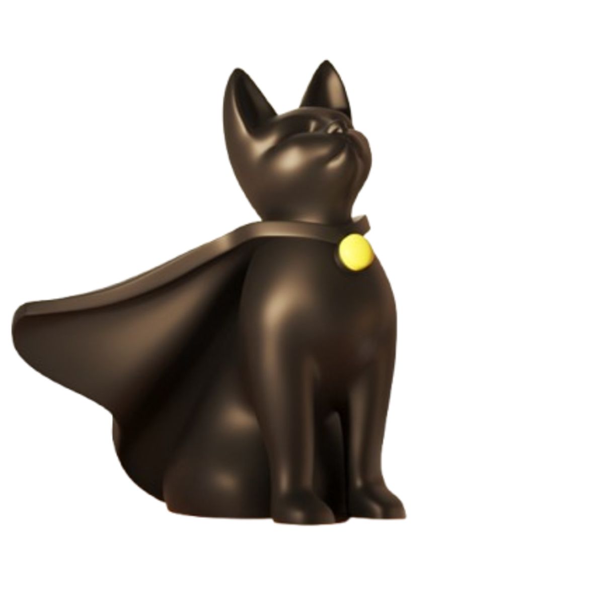 GENERICO - Figura Decoración- Escultura Gato Superhéroe