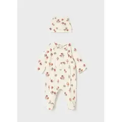 MAYORAL - Pelele con gorro orejitas recién nacida