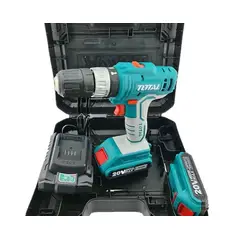 TOTAL TOOLS - Taladro Percutor Inalámbrico de Ion de Litio de 20V