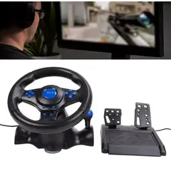 GENERICO - Volante simulador de carreras PC USB PS2 PS3