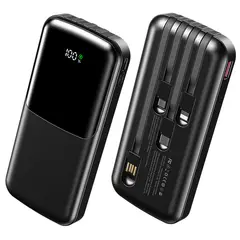 TECNOLAB - Bateria Externa Power Bank Carga Rapida 10000mah TL780 Negro