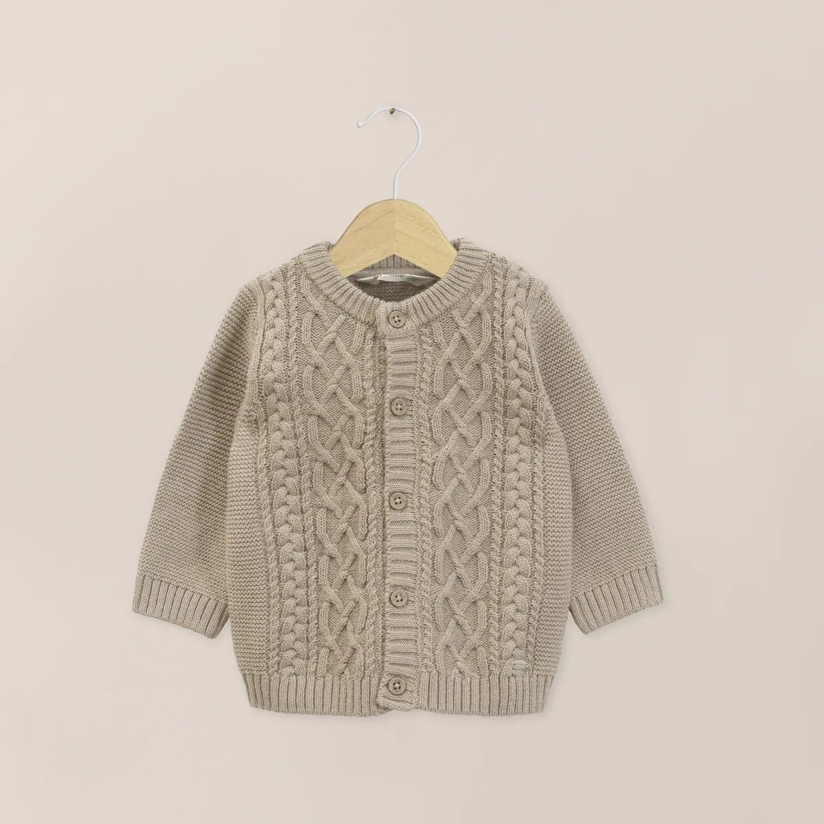 OPALINE - Chaleco Bebe Niño Cafe