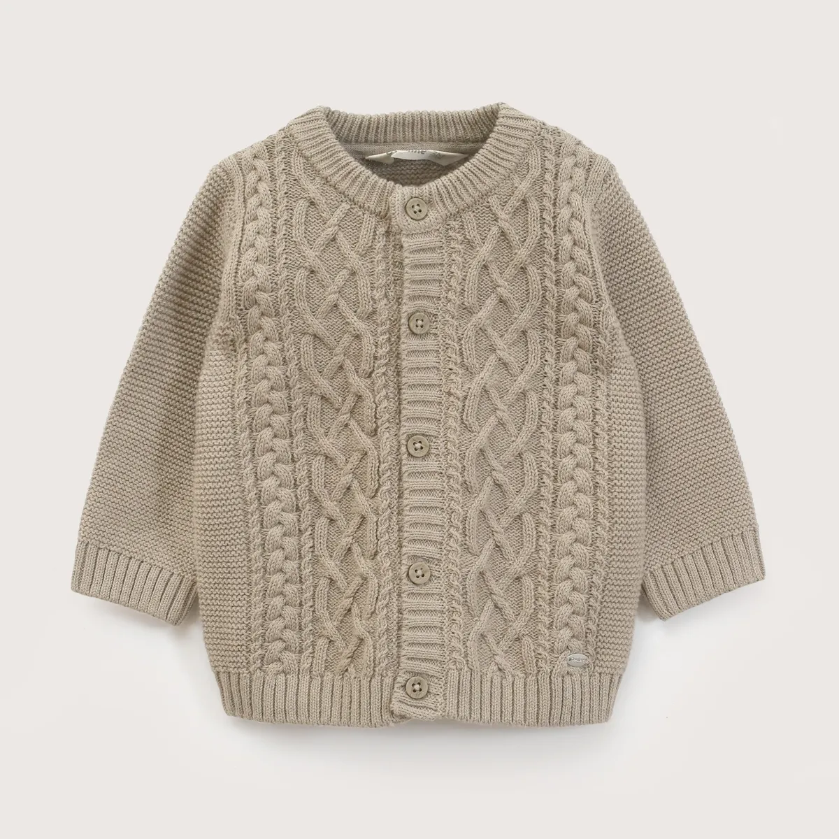 OPALINE - Chaleco Bebe Niño Cafe